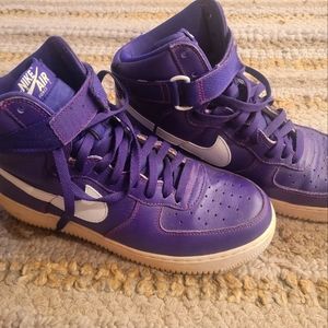 Air Force 1 high top purple